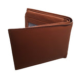 The BMF Plain Brown Leather Wallet