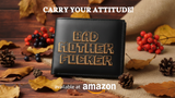 The Original BMF Leather Bifold Wallet VERSION BLACK