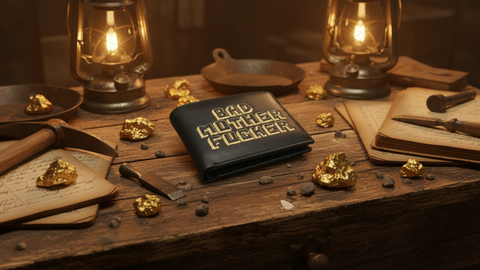 The BMF Wallet GOLD Version Wallet "Do you see a sign?"