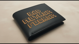 The Original BMF Leather Bifold Wallet VERSION BLACK
