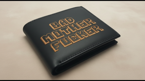 The Original BMF Leather Bifold Wallet VERSION BLACK