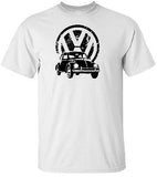 VW Bug & Logo T Shirt 100% Cotton Tee by BMF Apparel
