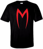 Red M Speed Racer T Shirt 100% Cotton Tee by BMF Apparel
