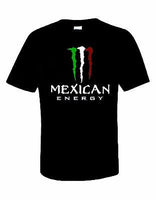 Mexican Energy T Shirt 100% Cotton Tee by BMF Apparel