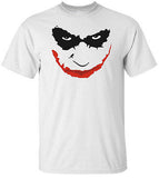 JOKER "FACE" White T-shirt 100% Cotton Tee by BMF Apparel