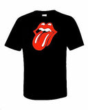 Rolling Stone "Lips" T Shirt 100% Cotton Tee by BMF Apparel