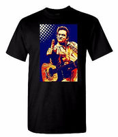 Johnny Cash In Color T Shirt 100% Cotton Tee by BMF Apparel