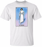 LA DAMA (STAR WARS) White T-shirt 100% Cotton Tee by BMF Apparel