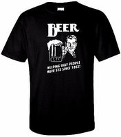 Beer T Shirt 100% Cotton Tee by BMF Apparel