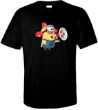 Minion Fire Signal T-Shirt 100% Cotton Tee by BMF Apparel