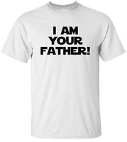 I AM YOUR FATHER White T-shirt 100% Cotton Tee by BMF Apparel