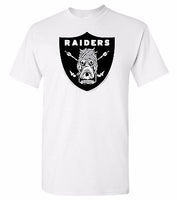 RAIDERS SANDPEOPLE White Tee 100% Cotton Tee by BMF Apparel
