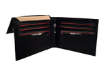 The BMF Plain Black Leather Wallet
