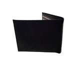 The BMF Plain Black Leather Wallet