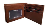 The BMF Plain Brown Leather Wallet