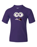 Evil Minion Eyes Wide Open 100% Cotton Graphic Tee Shirt