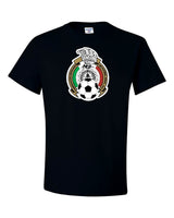 Mexico Selection Soccer Ball T Shirt 100% Cotton Tee by BMF Apparel